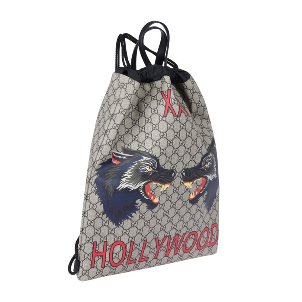 Balo Gucci Printing Logo ‘Light Brown’ 473872-9HVCT-8697 - Ảnh 3
