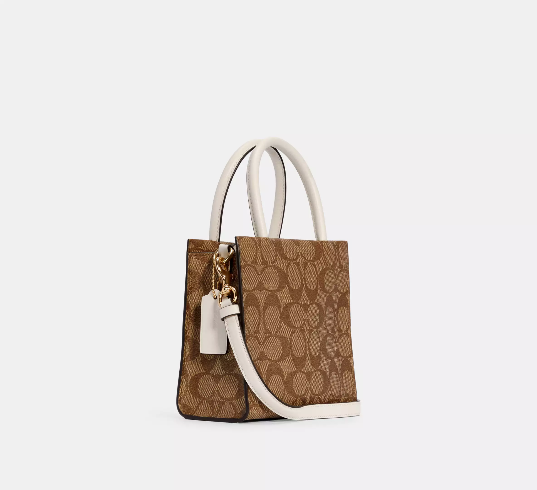 Túi Coach Mini Cally Signature Canvas 'Brown' 5693-IMDJ8 - Ảnh 5