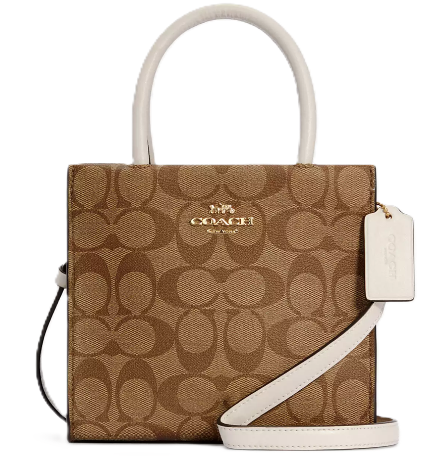 Túi Coach Mini Cally Signature Canvas 'Brown' 5693-IMDJ8