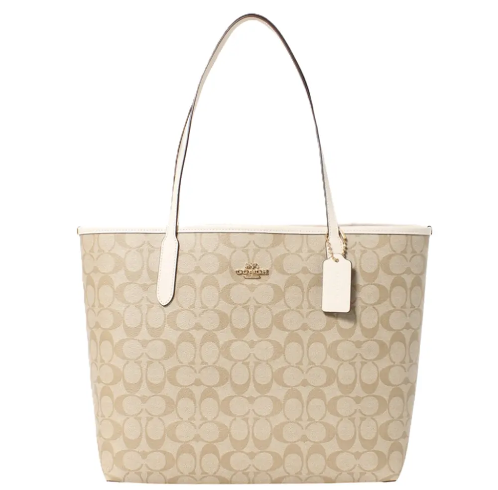 Túi Coach Tote Bag ‘Beige’ 5696-IMDQC