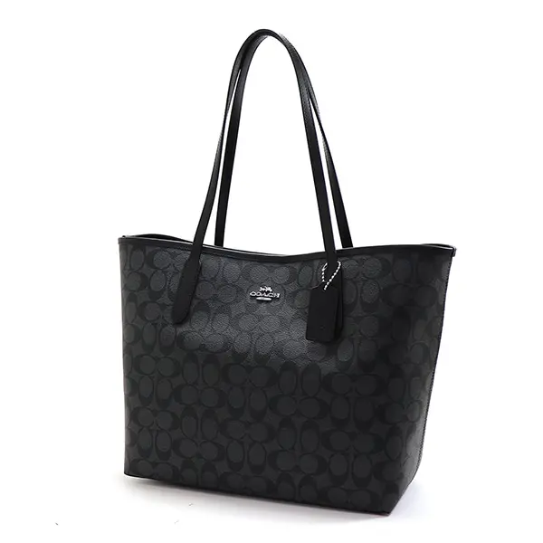 Alternative view of Túi Coach City Tote In Signature Canvas Bag 'Black' 5696-SVTSQ