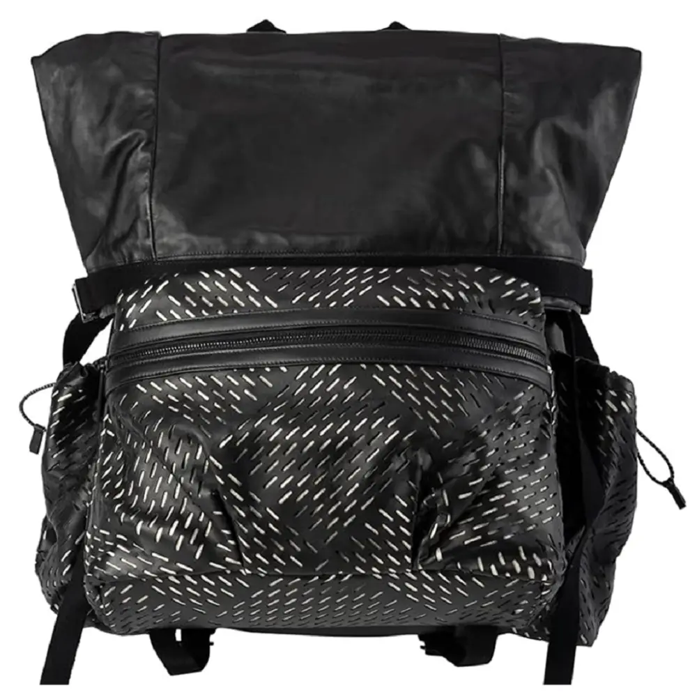 Balo Bottega Veneta Leather ‘Black’ 580351-VBOY1-1000
