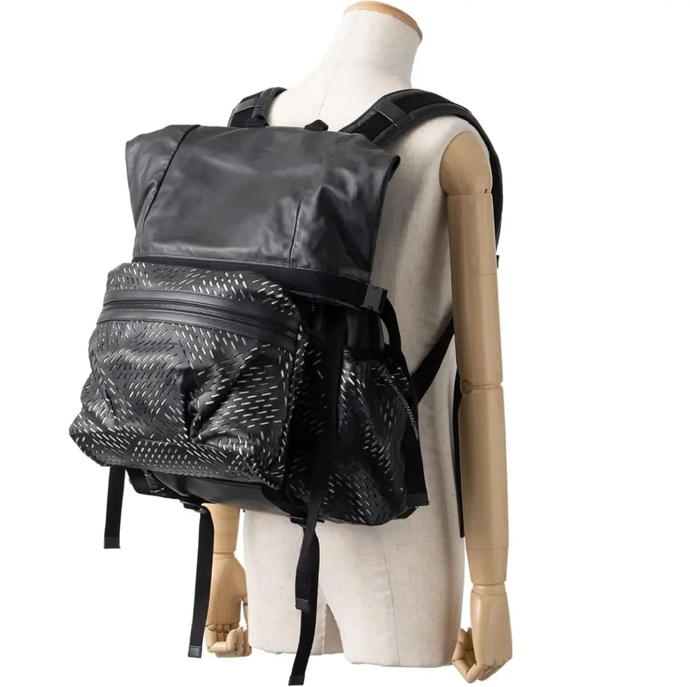 Balo Bottega Veneta Leather ‘Black’ 580351-VBOY1-1000 - Ảnh 4