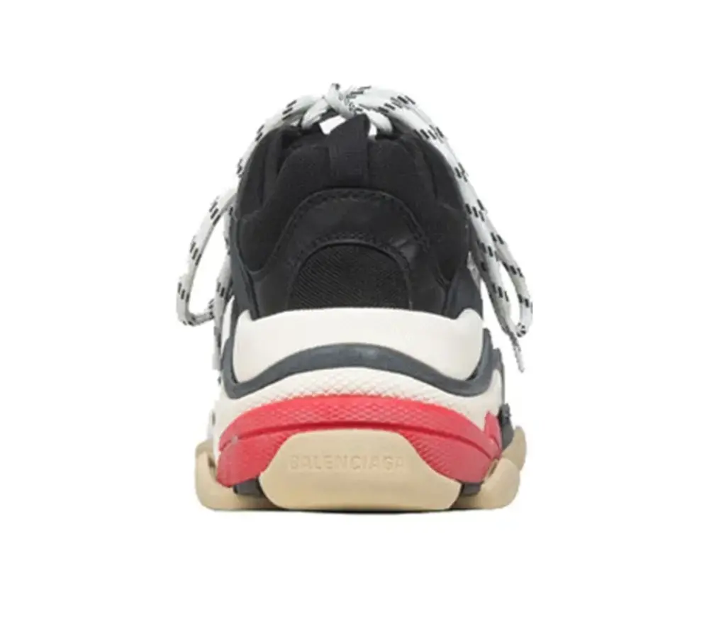 Alternative view of Giày Balenciaga Triple S 'Black Red' 524037W09OM11000