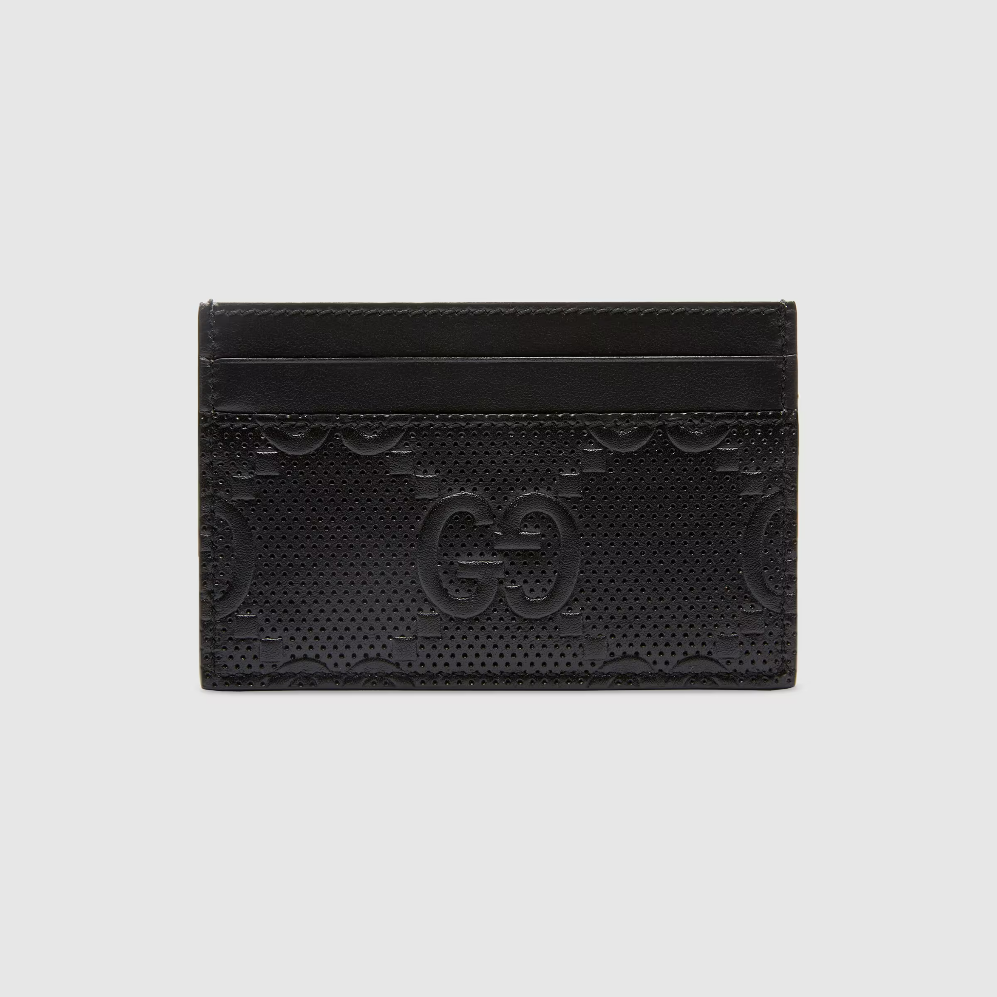 Ví Gucci GG Embossed Card Case ‘Black’ 625564-1W3AN-1000 - Ảnh 3