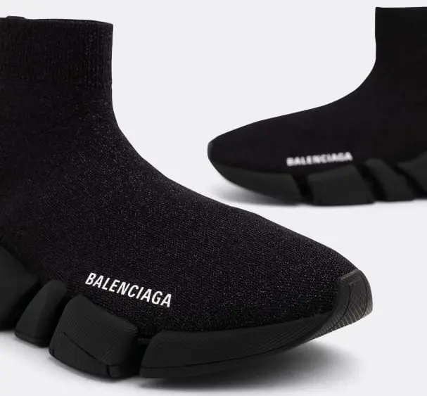 Giày Balenciaga Speed 2.0 Shiny 'Black' 636833W2AF31000 - Ảnh 3