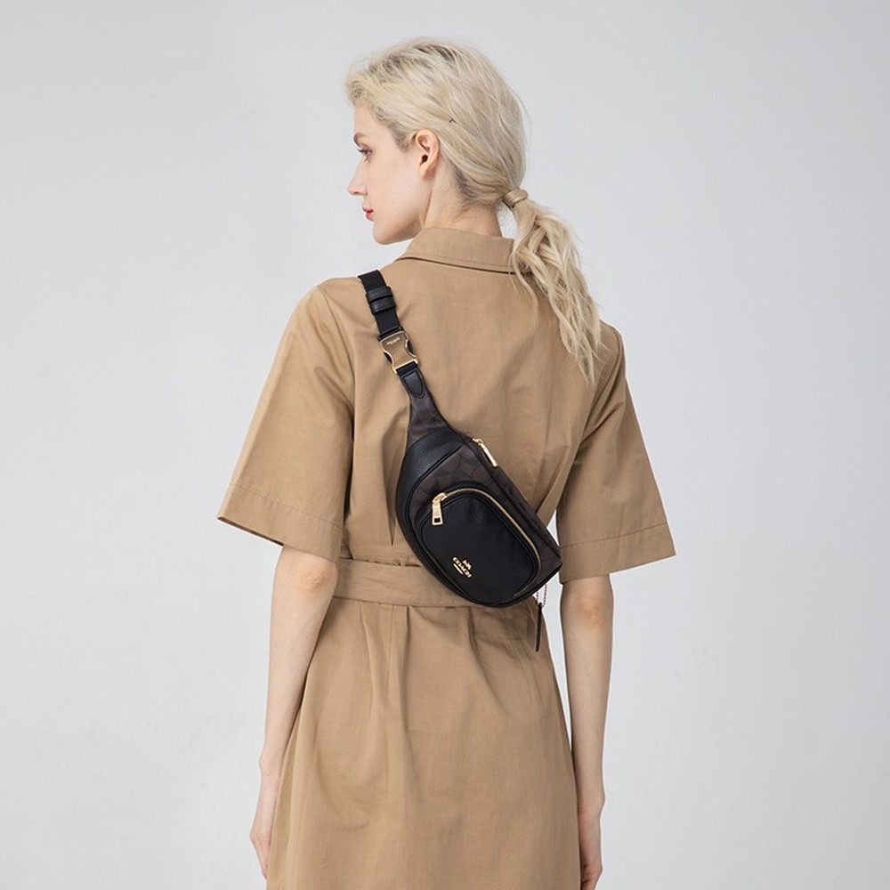 Túi Coach Factory Body Bag ‘Brown’ 6548-IMAA8 - Ảnh 2