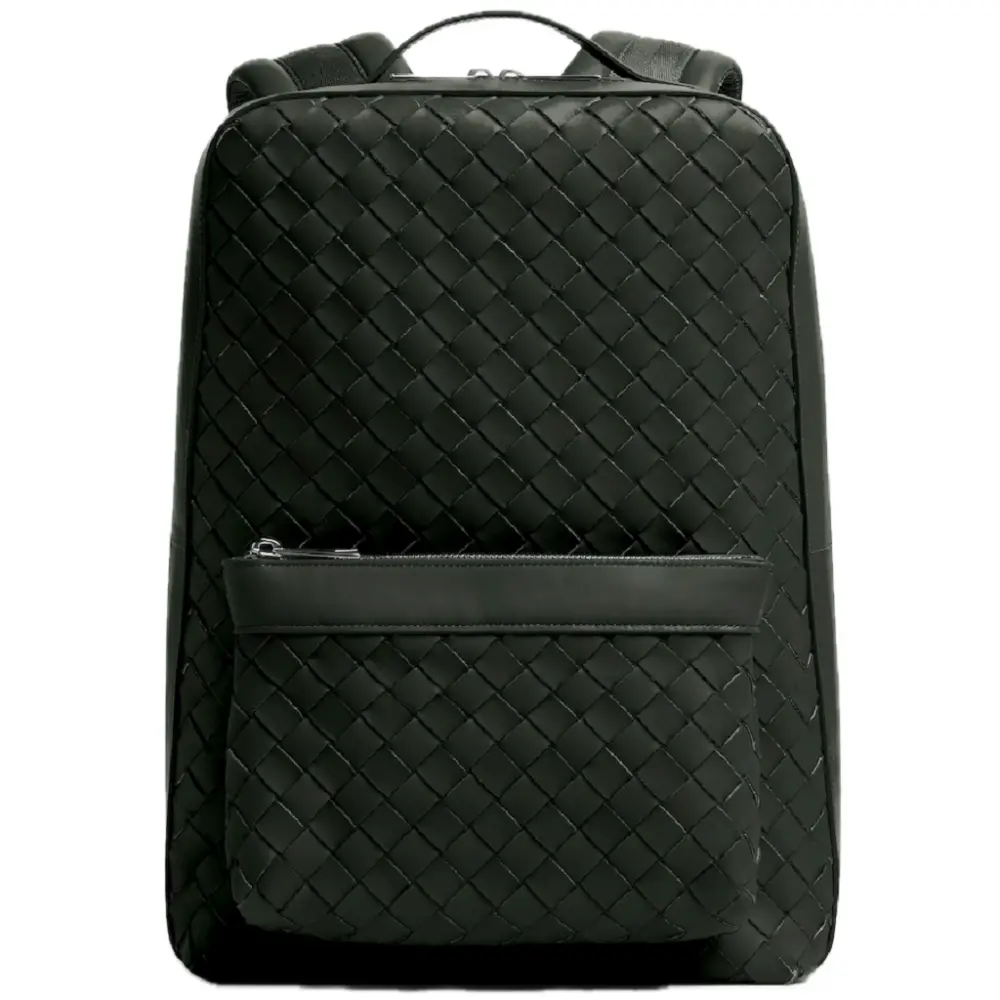 Balo Bottega Veneta Intrecciato ‘Dark Green’ 710062V2E433009