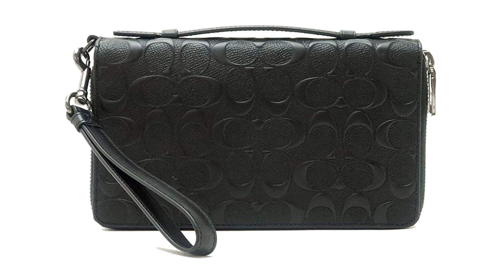 Túi Coach Double Zip Travel Organizer ‘Black’ 67637-QBBK