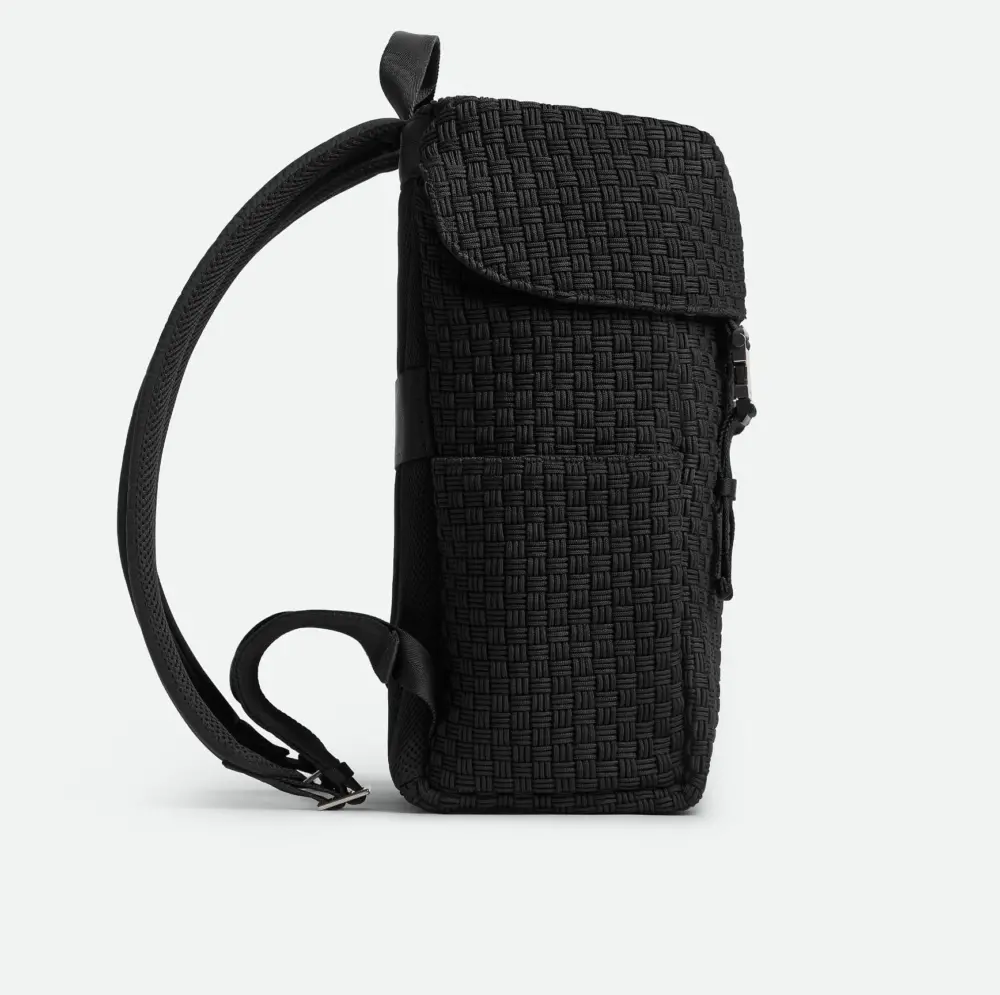 Balo Bottega Veneta Voyager Backpack ‘Black’ 755864V0VG48803 - Ảnh 4