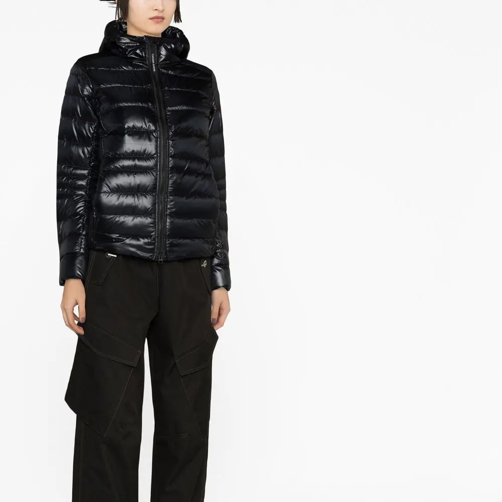 Alternative view of Áo Canada Goose Cypress Hooded Short ‘Black’ 2242W-61-STK