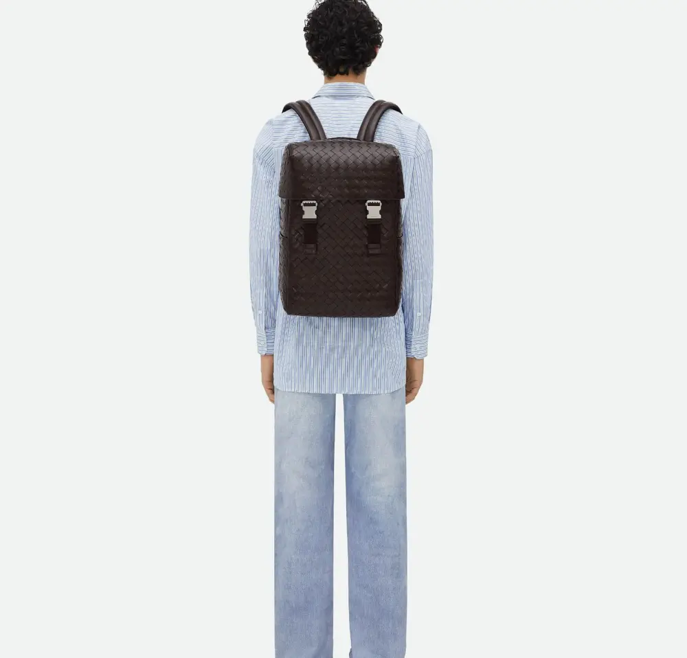 Alternative view of Balo Bottega Veneta Intrecciato Flap ‘Fondant’ 766580V2HL22145