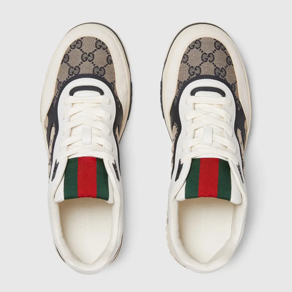 Giày Gucci Men's Re-Web 'Beige Blue' 787476 AADHW 9552 - Ảnh 3
