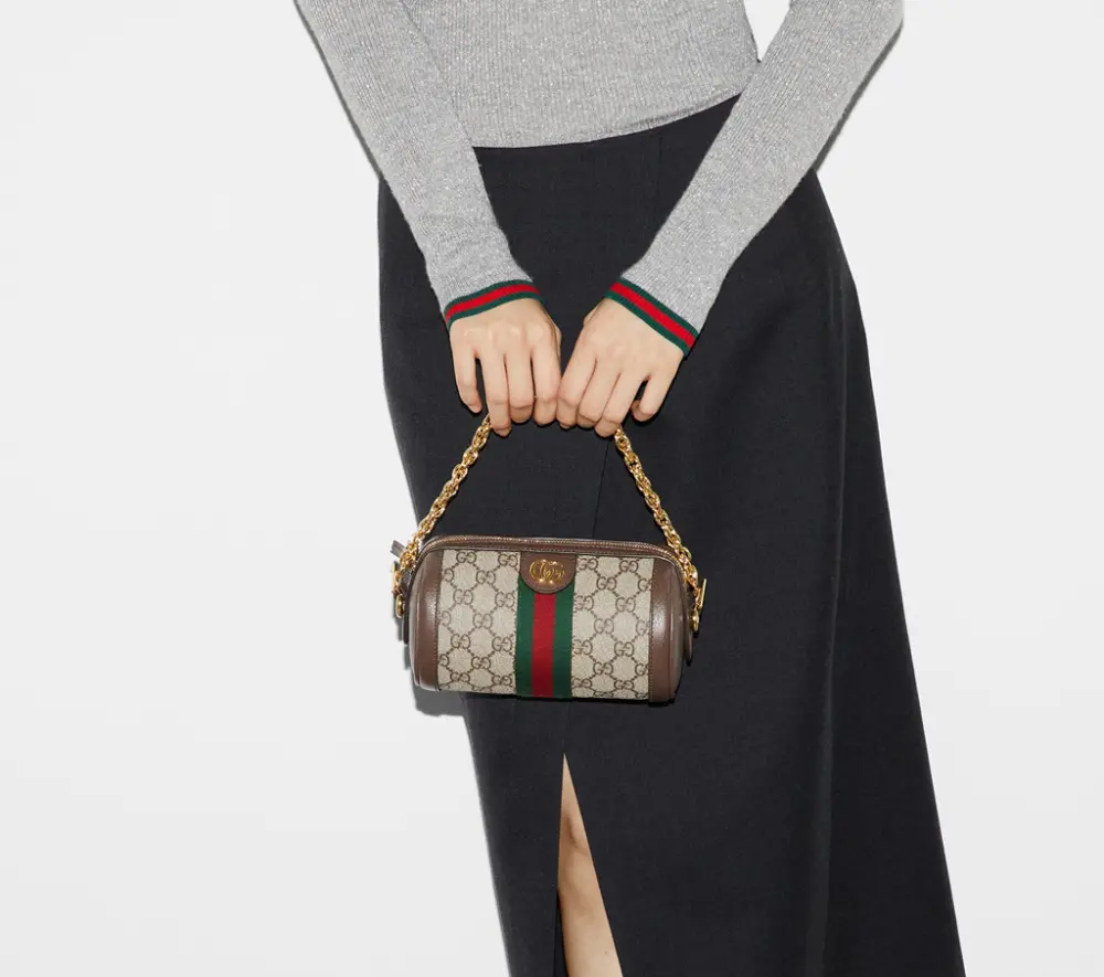 Túi Gucci Ophidia Mini Shoulder Bag 'Beige' 79520896IWG8745 - Ảnh 3