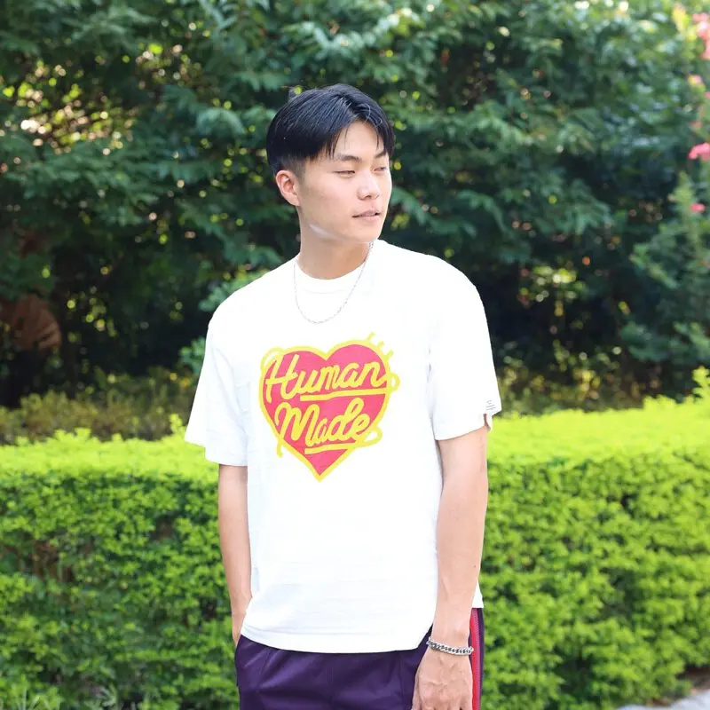 Áo Human Made Heart T-Shirt ‘White’ HM23TE025 - Ảnh 4