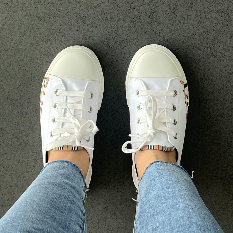 Giày Burberry Icon Logo ‘White’ 80385001 - Ảnh 2