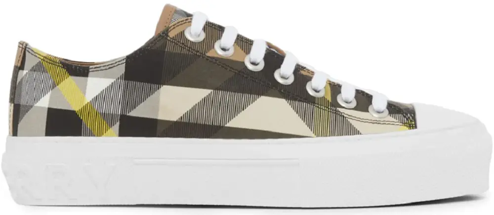 Giày Burberry Exaggerated Check Cotton ‘Wheat’ 80642811