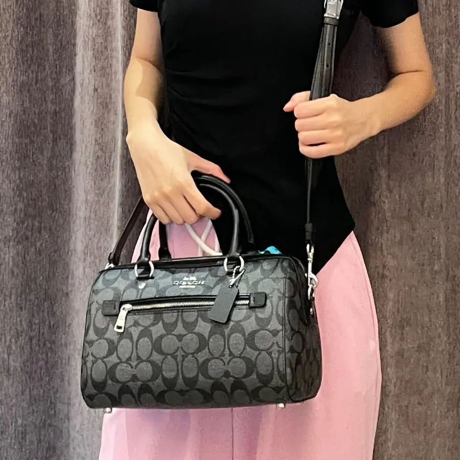 Túi Coach Rowan 27 ‘Black’ 83607-SVTSQ - Ảnh 3