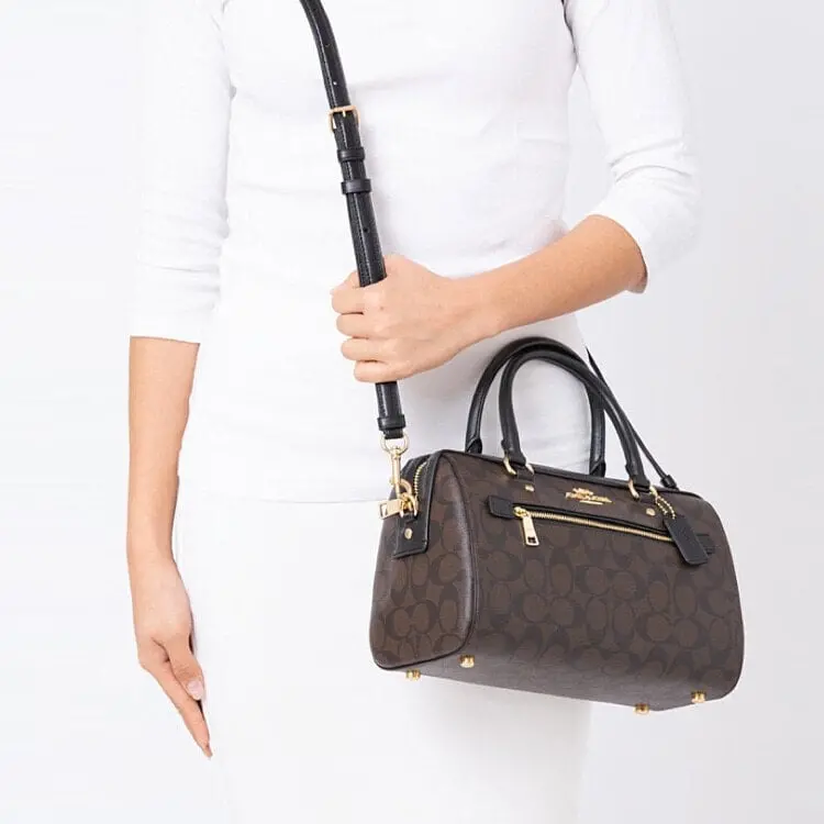 Túi Coach Signature Canvas 'Dark Brown' 83607-IMAA8 - Ảnh 3
