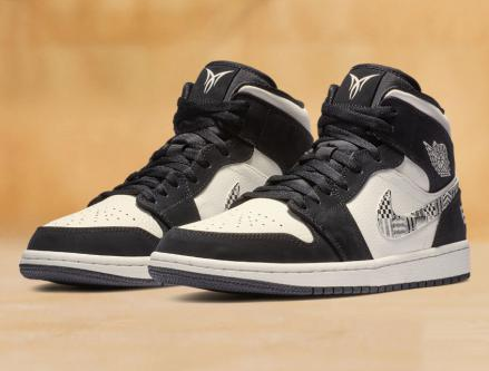 Giày Nike Jordan 1 Mid Equality 2019 'Black' 852542-010 - Ảnh 3