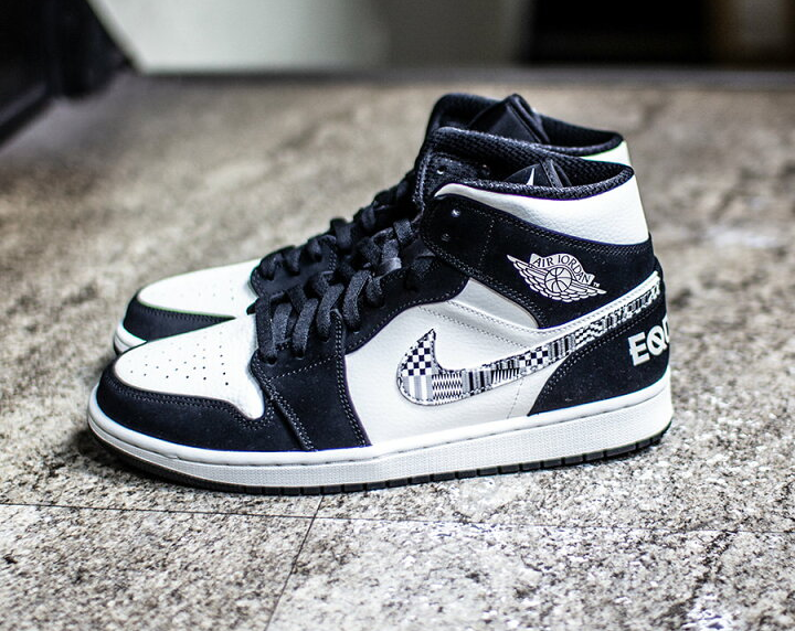 Giày Nike Jordan 1 Mid Equality 2019 'Black' 852542-010 - Ảnh 4