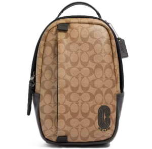 Túi Coach Edge Pack In Signature ‘Brown’ 89909-QBTN2