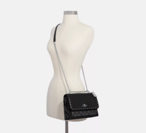 Alternative view of Túi Coach Klare Crossbody Signature Canvas 'Black' 90400-SVS3L