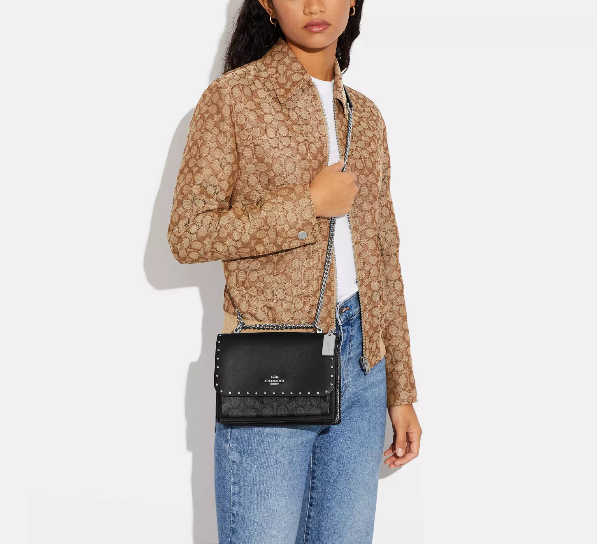 Túi Coach Klare Crossbody Signature Canvas 'Black' 90400-SVS3L - Ảnh 3