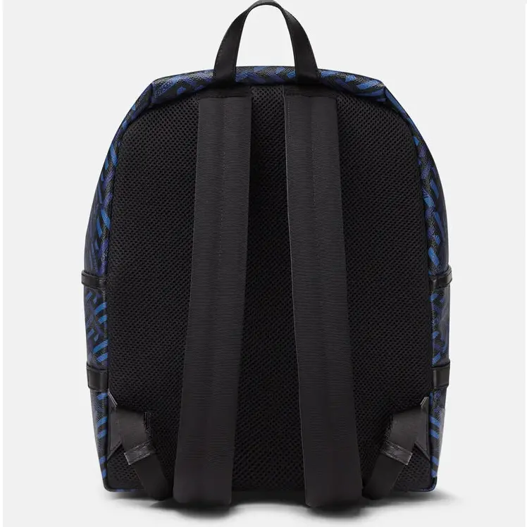 Balo Versace La Greca Signature Back Pack Black Blue 1000745-1A01444-5U18V - Ảnh 3