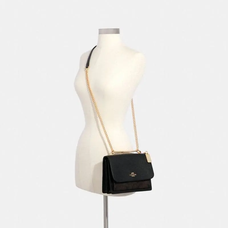 Alternative view of Túi Coach Klare Crossbody Signature Canvas 'Black' 91019-IMAA8