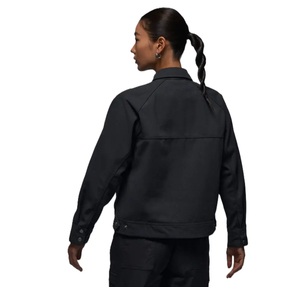 Áo Nike Jordan Lapel Shirt Jacket ‘Black’ FN5351-045 - Ảnh 3
