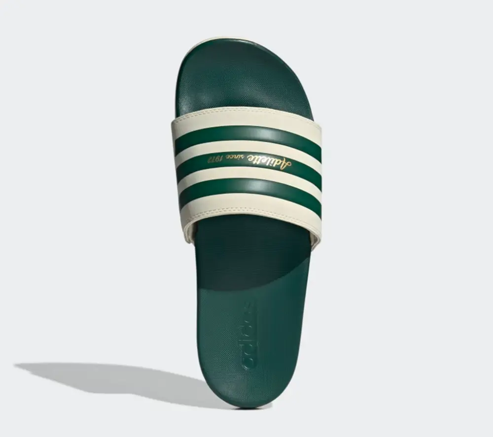 Dép adidas Adilette Comfort Slides 'Collegiate Green' GW8754 - Ảnh 3