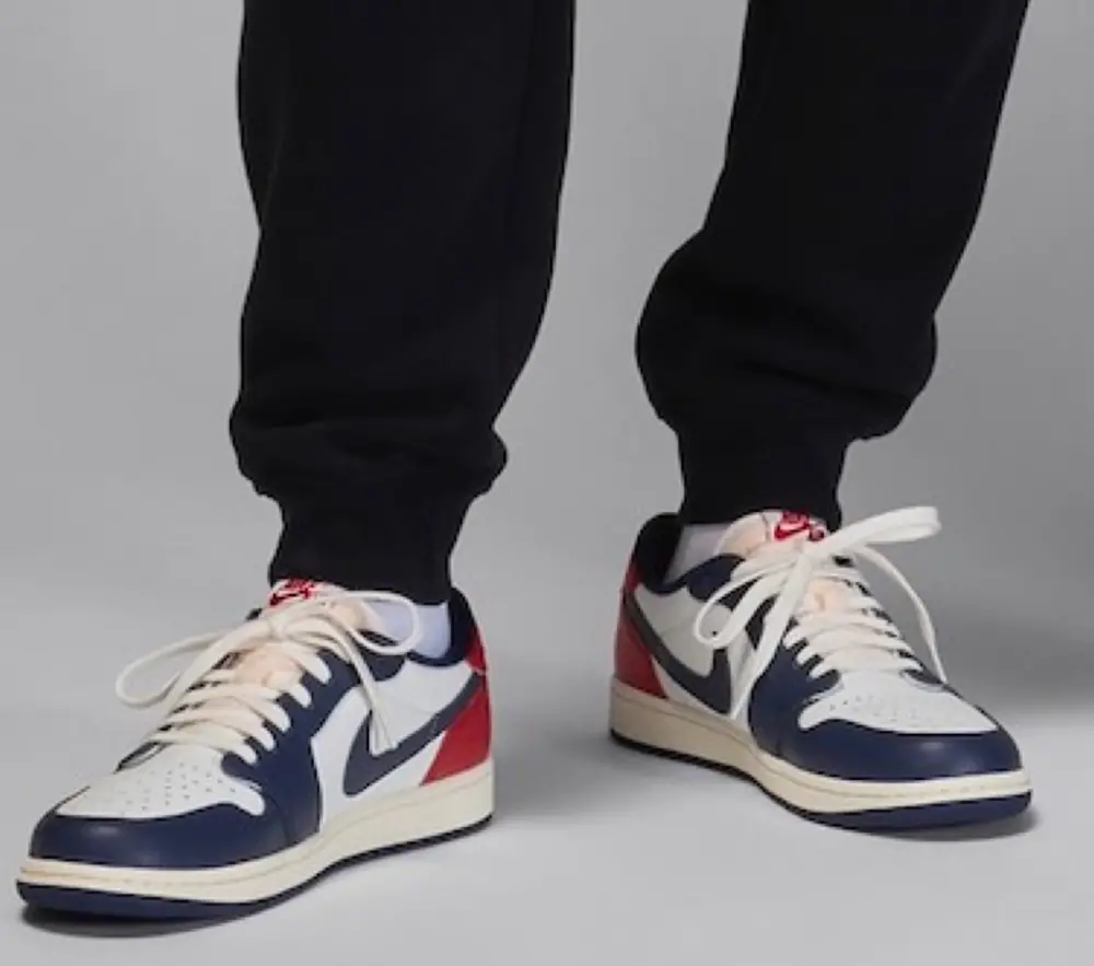 Giày Nike Air Jordan 1 Retro Low OG 'Howard University' HQ2993-100 - Ảnh 5