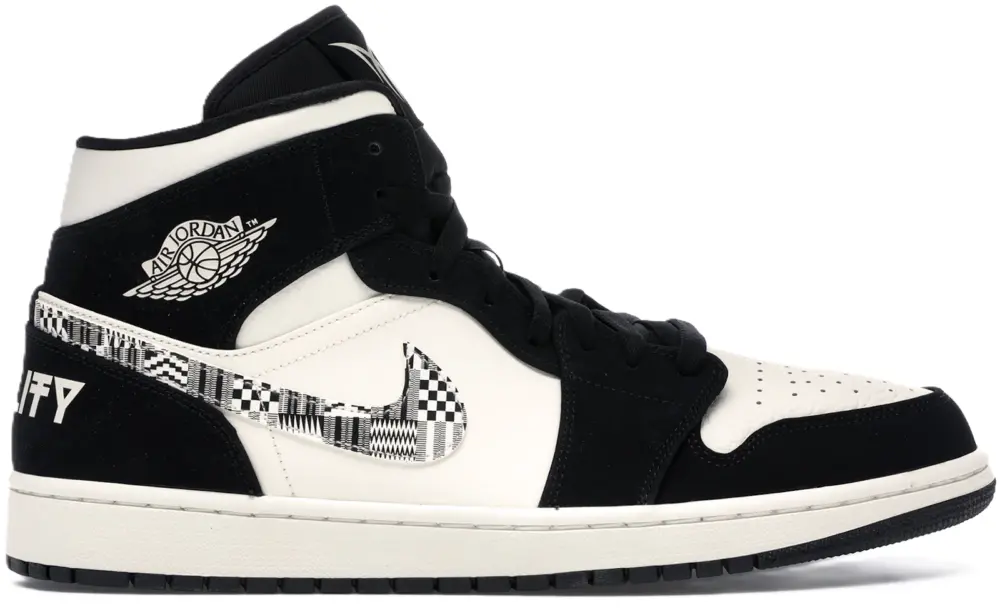 Giày Nike Jordan 1 Mid Equality 2019 'Black' 852542-010