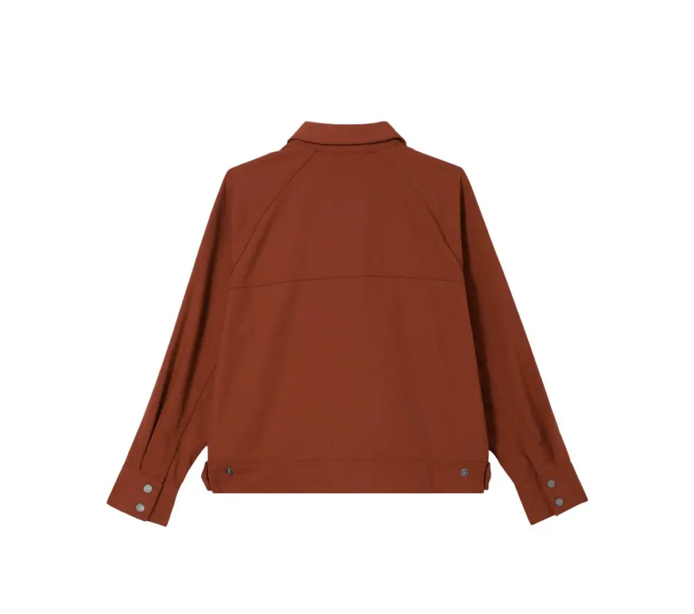 Alternative view of Áo Nike Jordan Solid Color Jacket ‘Dune Red’ FN5351-615