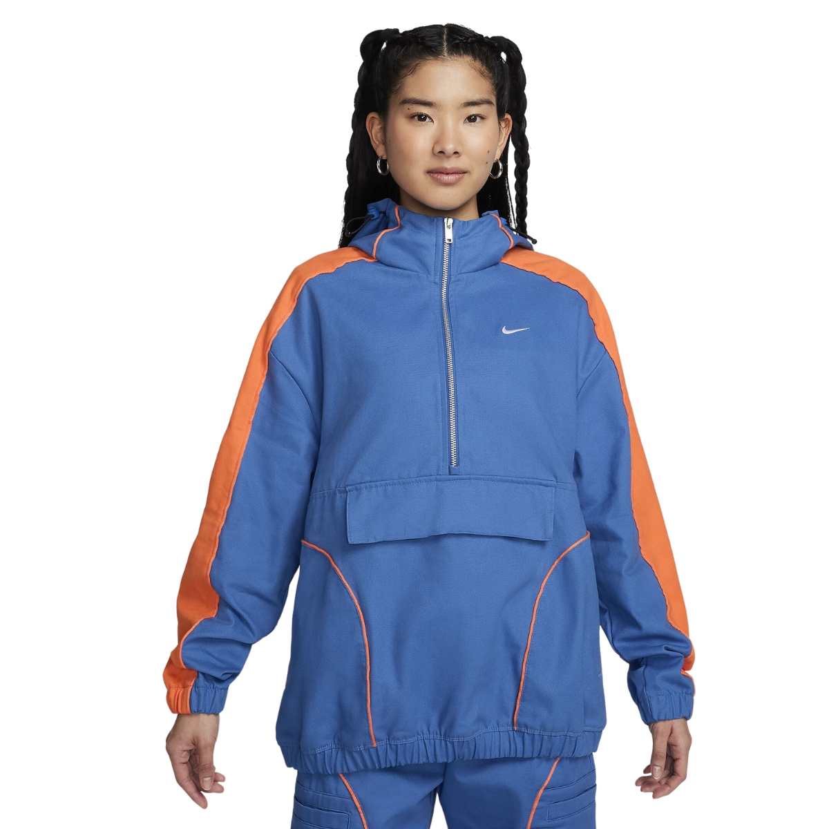 Áo Nike Sportswear Street Oversized Anorak Jacket FN2034-402 - Ảnh 4