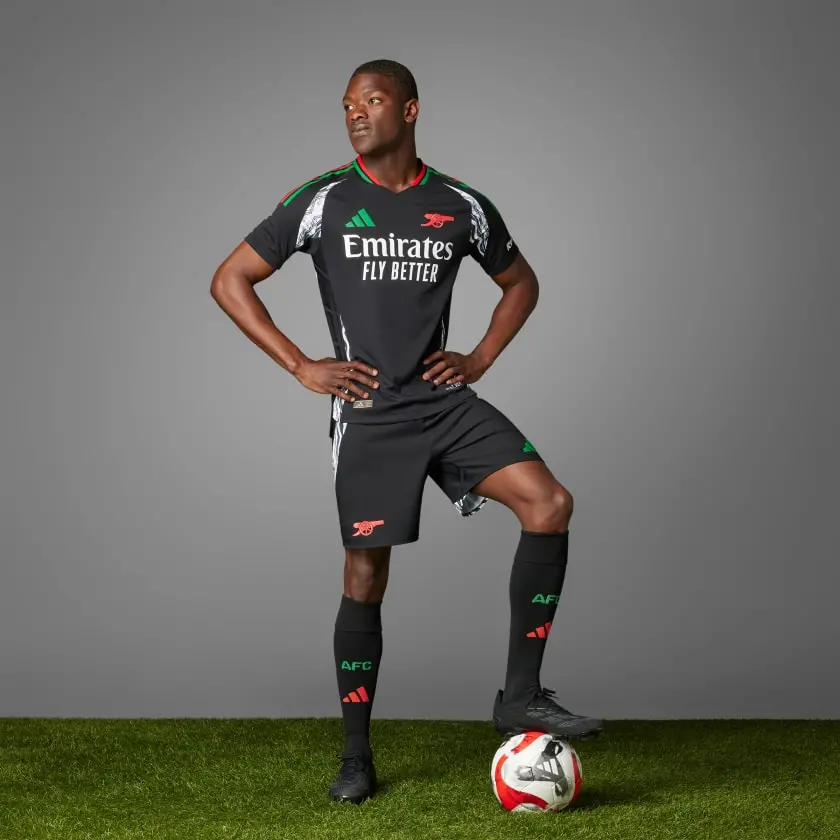 Áo Adidas Arsenal 24/25 Away Jersey ‘Black’ IT6147 - Ảnh 3