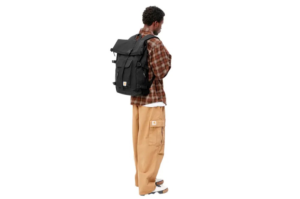 Balo Carhartt WIP Philis ‘Black’ I026177-89-XX - Ảnh 4