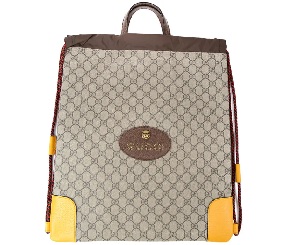 Balo Gucci Vintage Metallic Tiger Head Logo ‘Brown’ 473872-K9RKT-8858