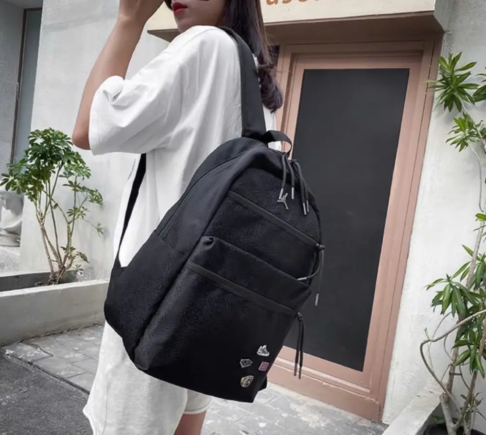 Alternative view of Balo Nike Air Jordan Pin Backpack ‘Black’ 9A0090-023