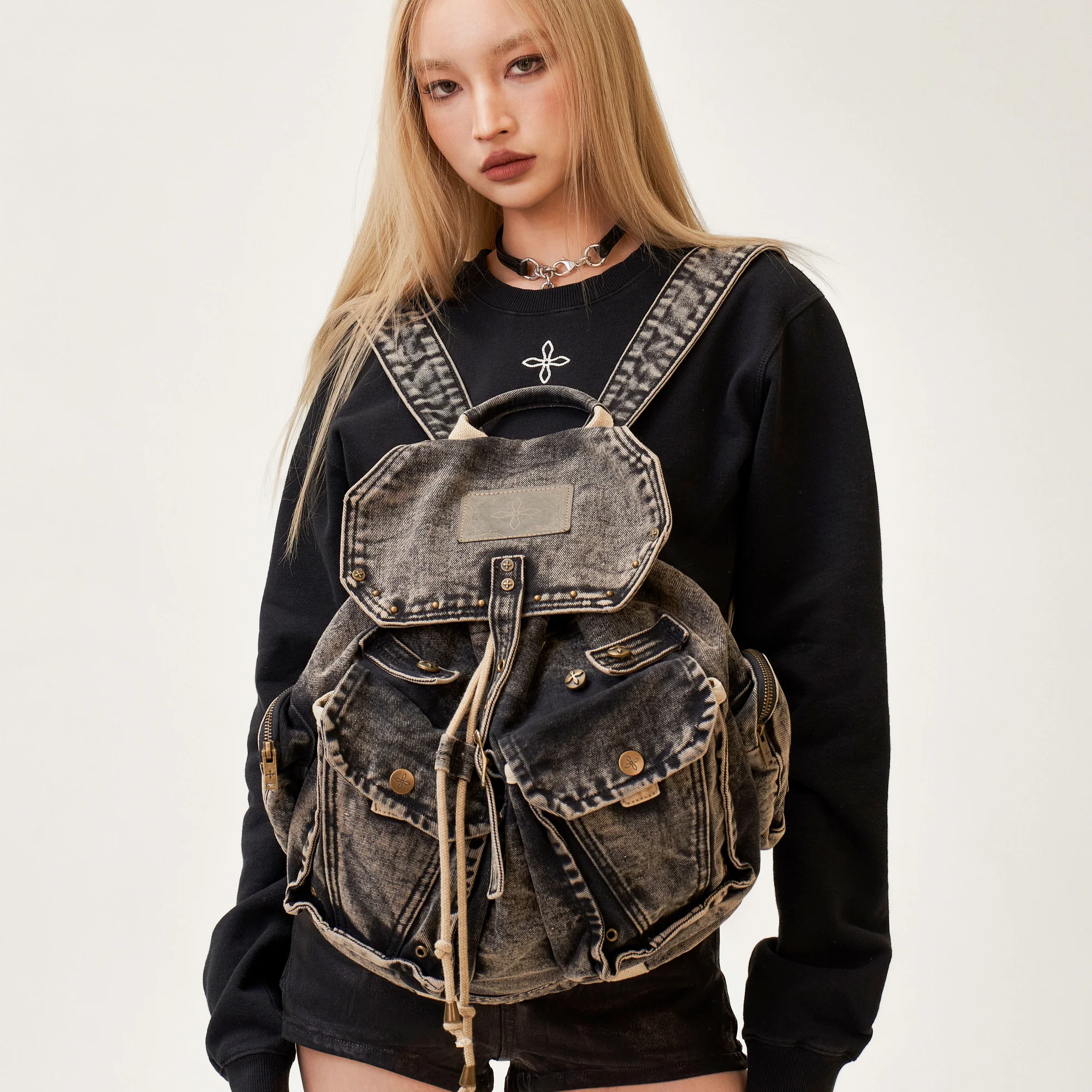 Balo SMFK Compass tarpan sunset ‘Denim’ B0022YL - Ảnh 2