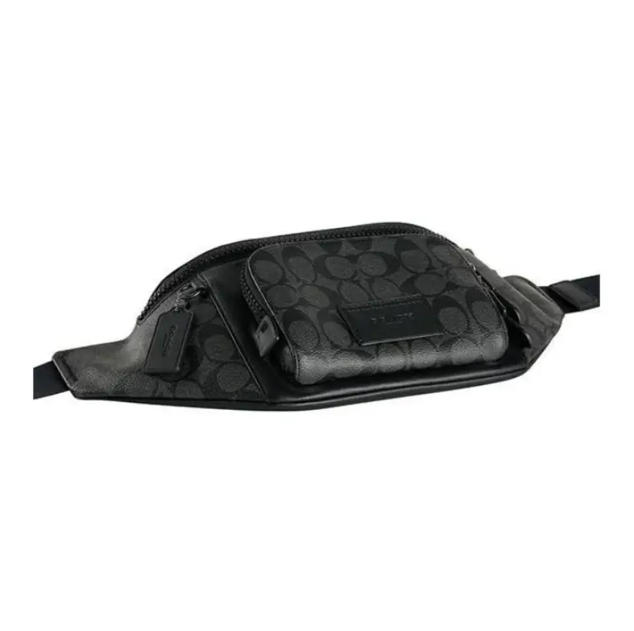 Túi Coach Track Belt ‘Black’ C3765-QBMI5 - Ảnh 4