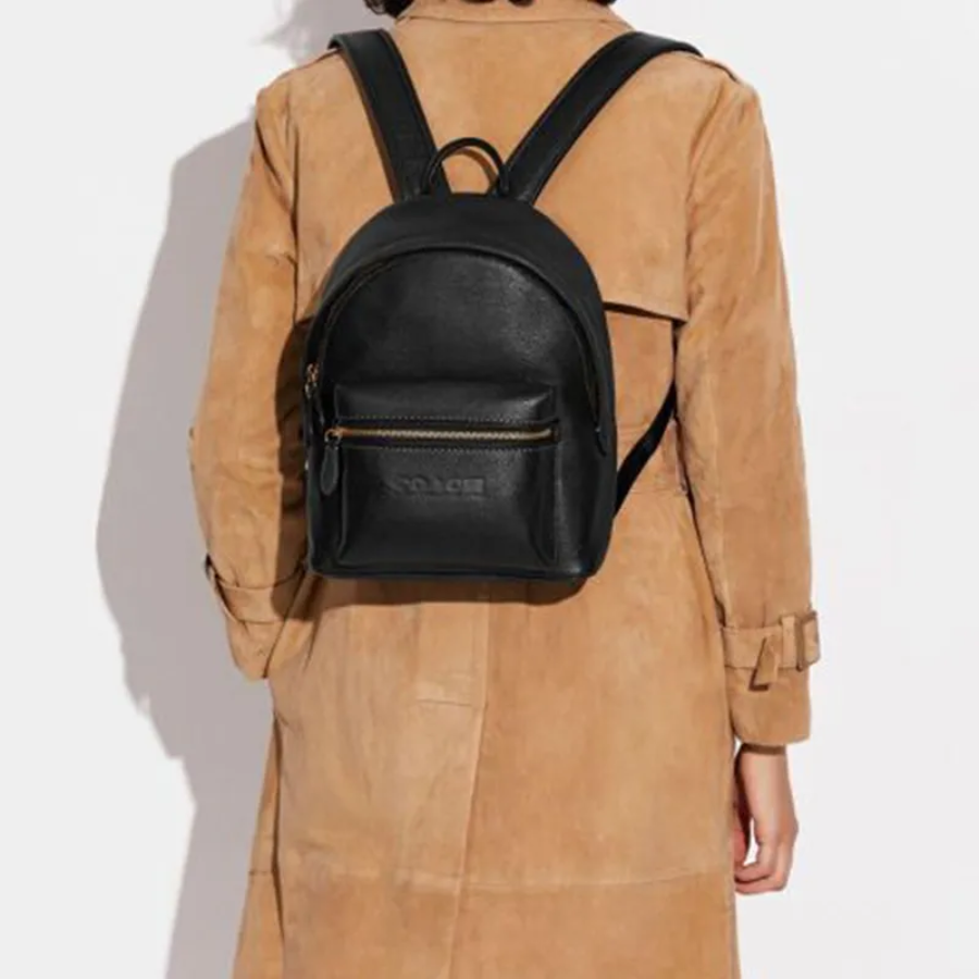 Balo Coach Charter 24 Backpack ‘Black’ C8472-B4BK - Ảnh 2