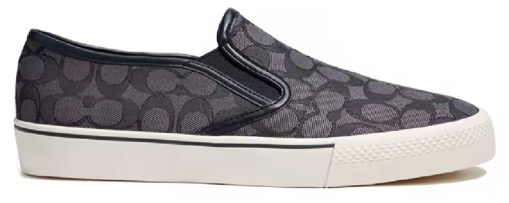 Giày Coach Jacquard Slip On Skate ‘Jacquard’ C8958-BLK