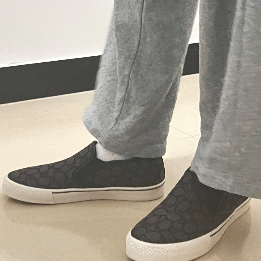 Giày Coach Jacquard Slip On Skate ‘Jacquard’ C8958-BLK - Ảnh 4