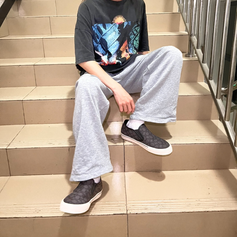 Giày Coach Jacquard Slip On Skate ‘Jacquard’ C8958-BLK - Ảnh 3