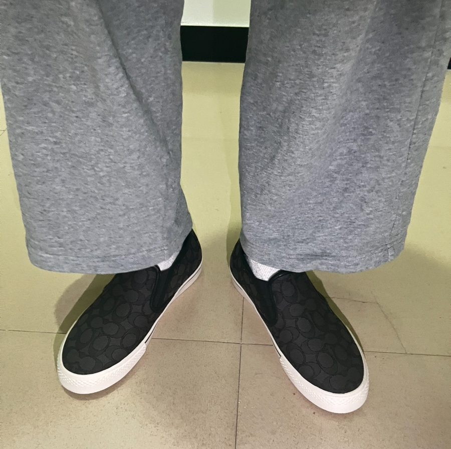 Giày Coach Jacquard Slip On Skate ‘Jacquard’ C8958-BLK - Ảnh 2