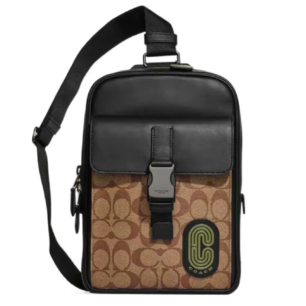 Túi Coach Track Pack ‘Khaki’ CC017-QBUOX