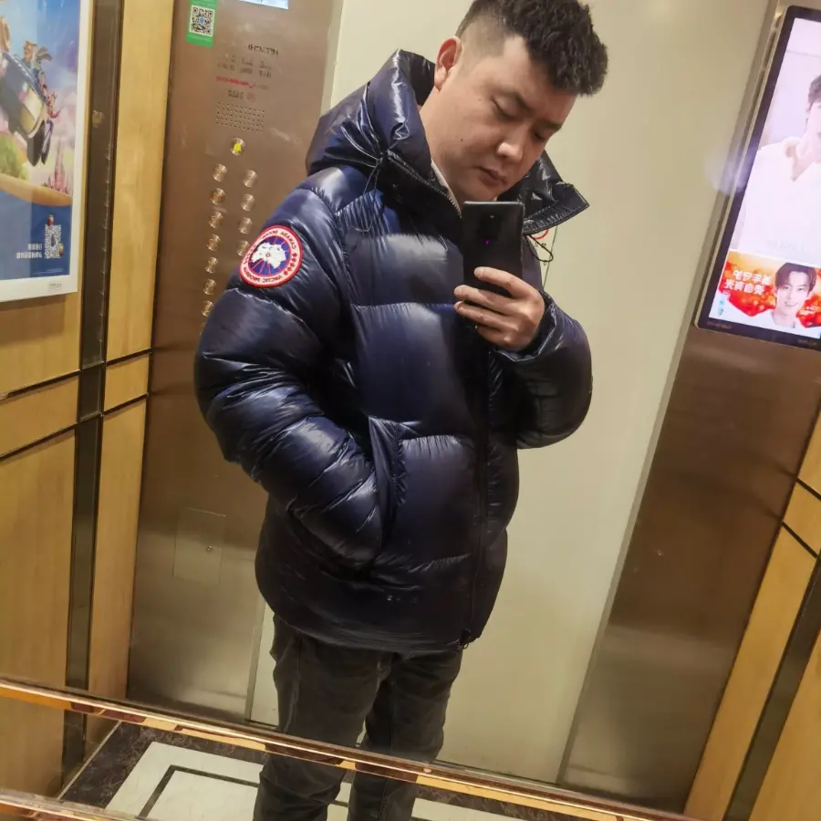 Alternative view of Áo Canada Goose Croffon ‘Navy’ CG2252M39-61