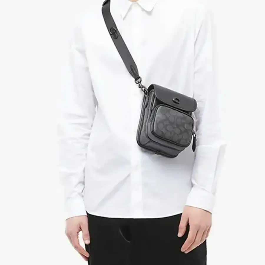 Túi Coach Crossbody 15 ‘Black’ CH710-MI5 - Ảnh 3